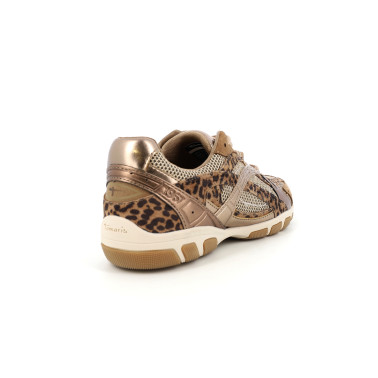Basket femme Tamaris beige léopard  TAMASIK