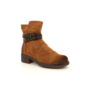 Bottines femme THEOJARY Camel | Chaussures du Château