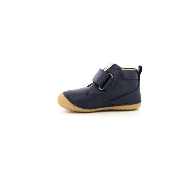 Bottillon bébé marine à velcro Berlingot | Chaussures du Château