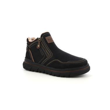 Bottines homme Tom Taylor TOMIVER noires | Chaussures du Château