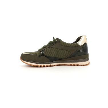 Baskets femme Marco Tozzi 23703 kaki à zip