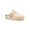 Chaussons Mule Femme Confort Mima New Beige | Chaussures du Château