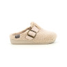 Chaussons Mule Femme Confort Mima New Beige | Chaussures du Château