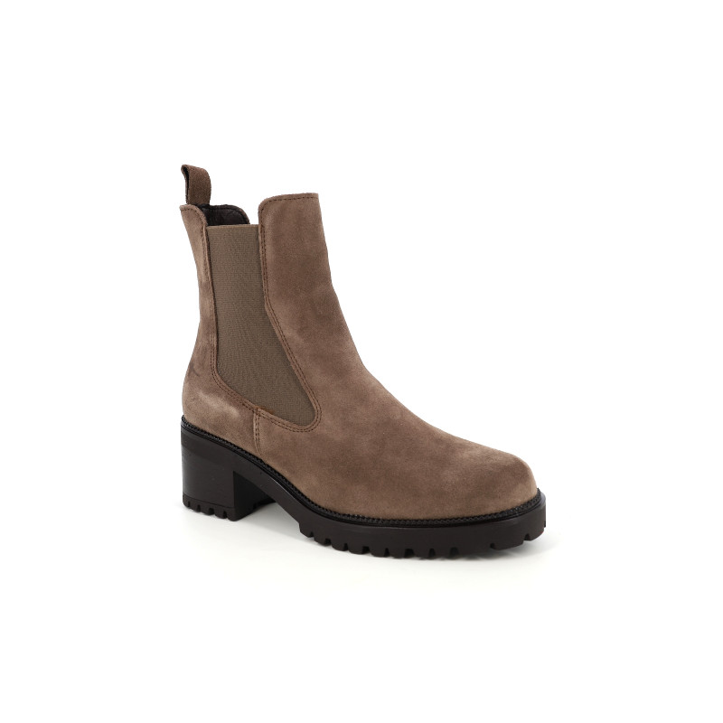 Bottines Femme Cuir Taupe Tamaris 25407 | Chaussures du Château