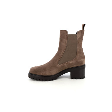 Bottines Femme Cuir Taupe Tamaris 25407 | Chaussures du Château