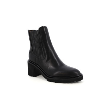 Bottines Femme Cuir Noir Mam’Zelle Nicam | Chaussures du Château