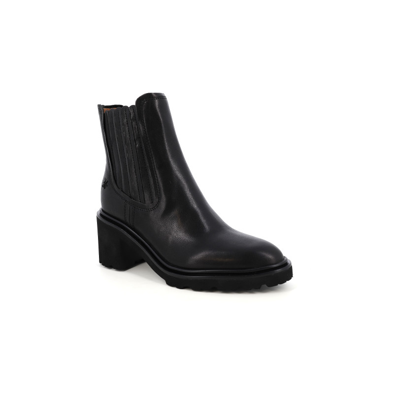 Bottines Femme Cuir Noir Mam’Zelle Nicam | Chaussures du Château