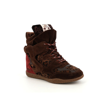 Baskets compensées MRP Star Cortina marron