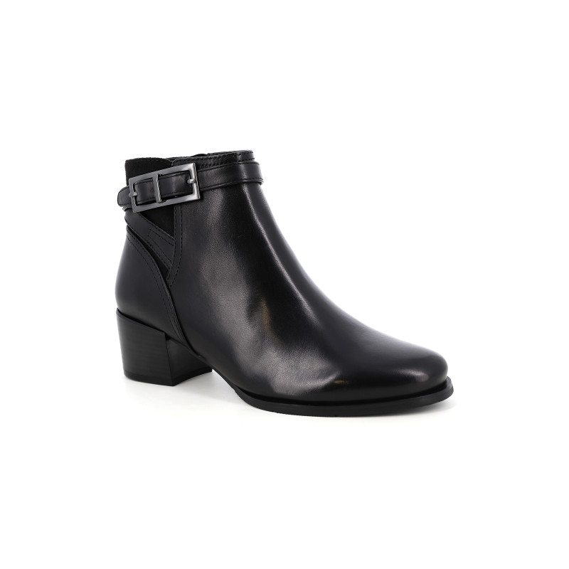 Bottine femme Regarde le Ciel JOLENE cuir noir | Chaussures du Château