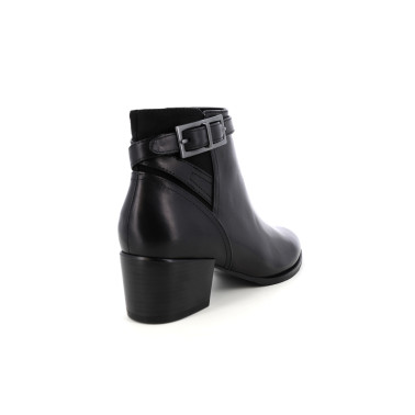 Bottine femme Regarde le Ciel JOLENE cuir noir | Chaussures du Château