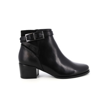 Bottine femme Regarde le Ciel JOLENE cuir noir | Chaussures du Château