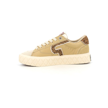 Palladium ACE LO MIX LTH Beige léopard Femme | Chaussures du Château