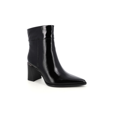 Bottine Tamaris Tamaverali Noire Vernie Femme | Chaussures du Château