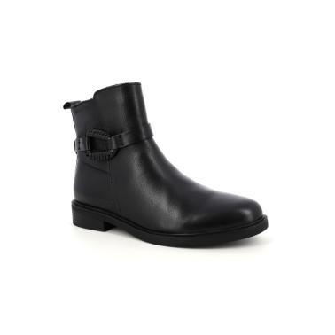 Bottines femme cuir noir Marco Tozzi Wenbolin