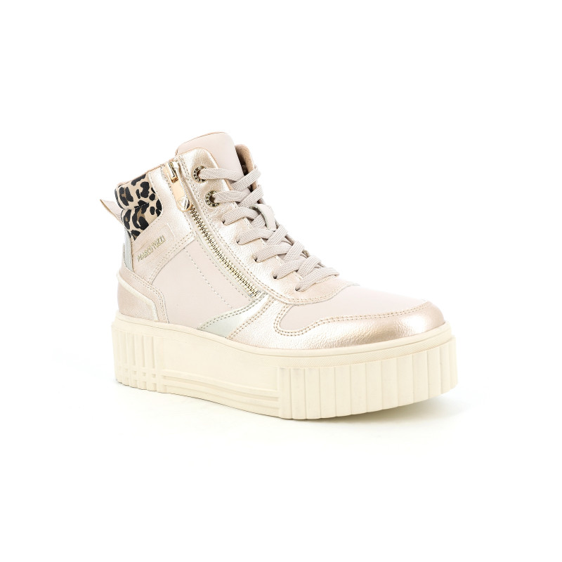 Bottines femme beige Marco Tozzi Wendalou