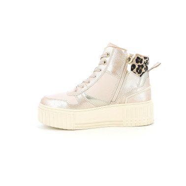 Bottines femme beige Marco Tozzi Wendalou