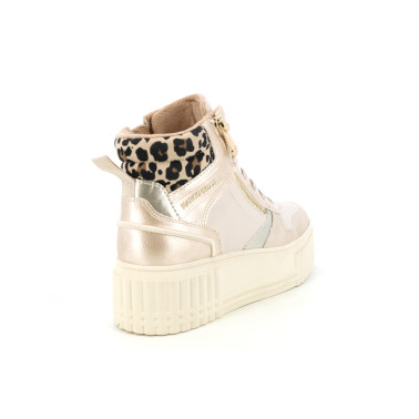 Bottines femme beige Marco Tozzi Wendalou