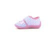Chaussons enfant Leomil Stitch bleu rose à scratch
