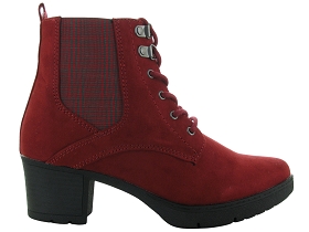 JANA  SHOES 25269<br>Velours Rouge