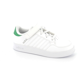 ADIDAS BREAKNET C<br>Blanc Vert