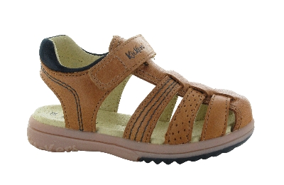 Chaussures du Château Kickers sandale platinium e21 24 34 camel