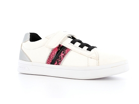 GEOX J DJROCK FILLE-J254MB<br>Blanc Rose