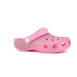 CROCS 206993 CLASSIC GLIT CLOG<br>Fushia