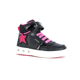 GEOX J SKYLIN GIRL-J268WA<br>Noir Rose