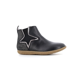KICKERS VERMILLON 744617<br>Noir Argent