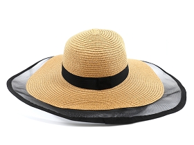 E BRAND CHAPEAU 21-JD-231319<br>Beige Noir