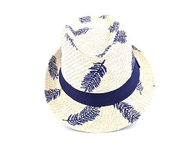 E BRAND CHAPEAU ENF21-ZY-232009<br>Blanc Bleu
