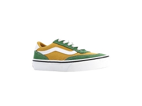 VANS YT BROOKLYN LS BLOCKED MU<br>Jaune-Vert
