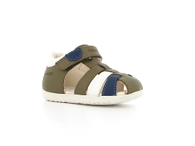 GEOX SANDAL MACCHIA BOY B254VA<br>Kaki marine