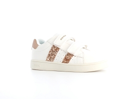 GEOX J ECLYPER GIRL J45LRA<br>Blanc Bronze