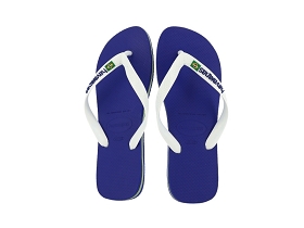 HAVAIANAS BRASIL LOGO 4110850<br>Blanc Bleu