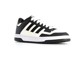 ADIDAS JR0166 RAPID COURT LOW J<br>Noir Blanc