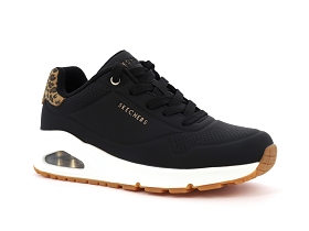 SKECHERS UNO JUNGLE NITE<br>Noir Leopard