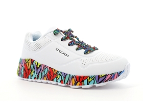 SKECHERS UNO LITE SUBTLE LOVE<br>Multi Blanc