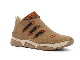 RIEKER 45983<br>Beige leopard
