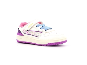 GEOX J WASHIBA GIRL J55HXA<br>Blanc Violet