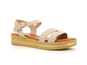 CHAUSSURES DU CHATEAU 14598<br>Velours Beige