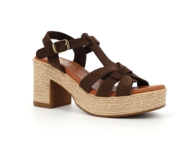 CHAUSSURES DU CHATEAU 32403<br>Velours Marron