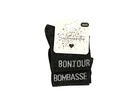 SACHOUSSETTES BONJOUR BOMBASSE<br>Noir