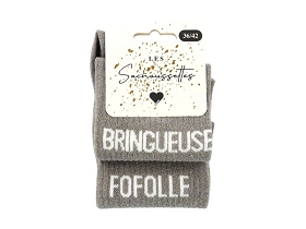 SACHOUSSETTES BRINGUEUSE FOFOLLE<br>Gris