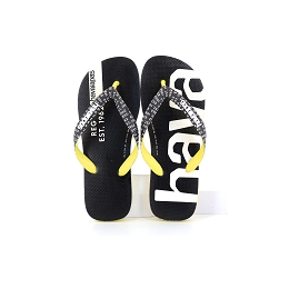 HAVAIANAS TOP LOGOMANIA TECH MID<br>Noir Jaune