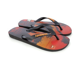 HAVAIANAS HYPE - 4127920<br>Noir Orange