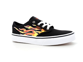 VANS YT ATWOOD FLAME CAMO<br>Noir Orange
