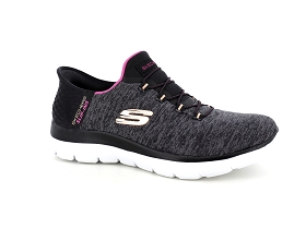 SKECHERS SUMMITS DAZZLING HAZE<br>Noir Rose