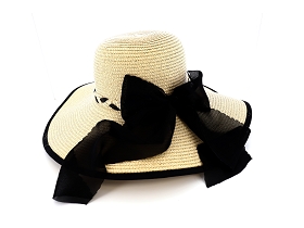 E BRAND CHAPEAU 23-SH-231366<br>Blanc Noir
