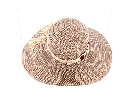 E BRAND CHAPEAU 25-MZY-231331<br>Blanc Beige